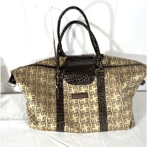 Karen Neuburger Duffle Tote Travel Luggage Double Handle Four Interior Pockets